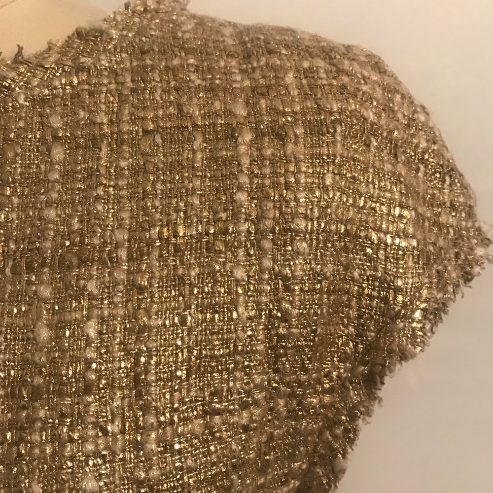 Alice + Olivia Gold Mini Dress - Picture 5 of 8